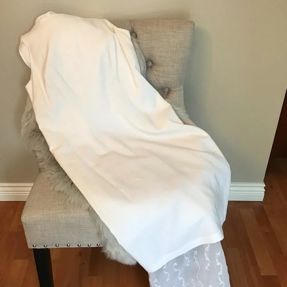 LORI M COLLECTION | Elegant White Linen Maxi Dress Size 12 - Picture 3 of 16